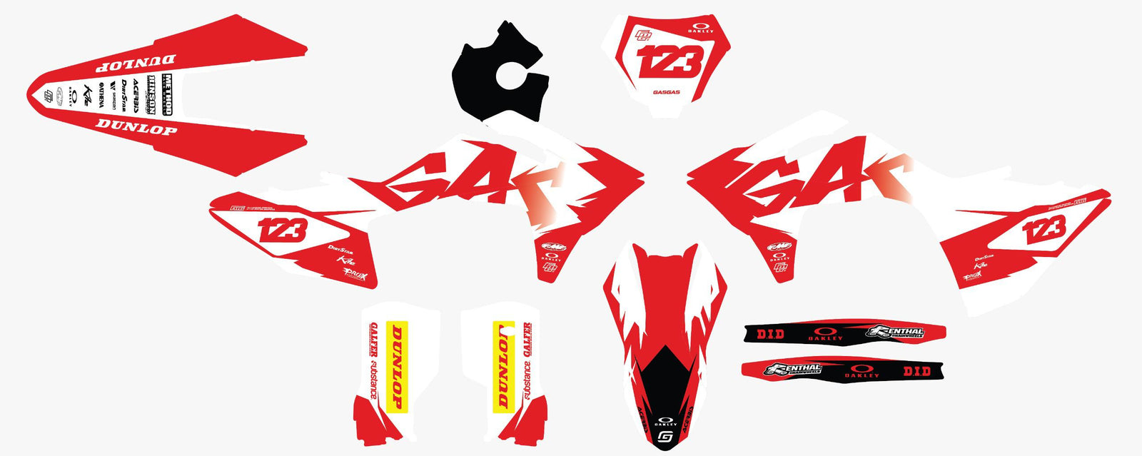 Gas Gas 2021 Factory Graphics Kit