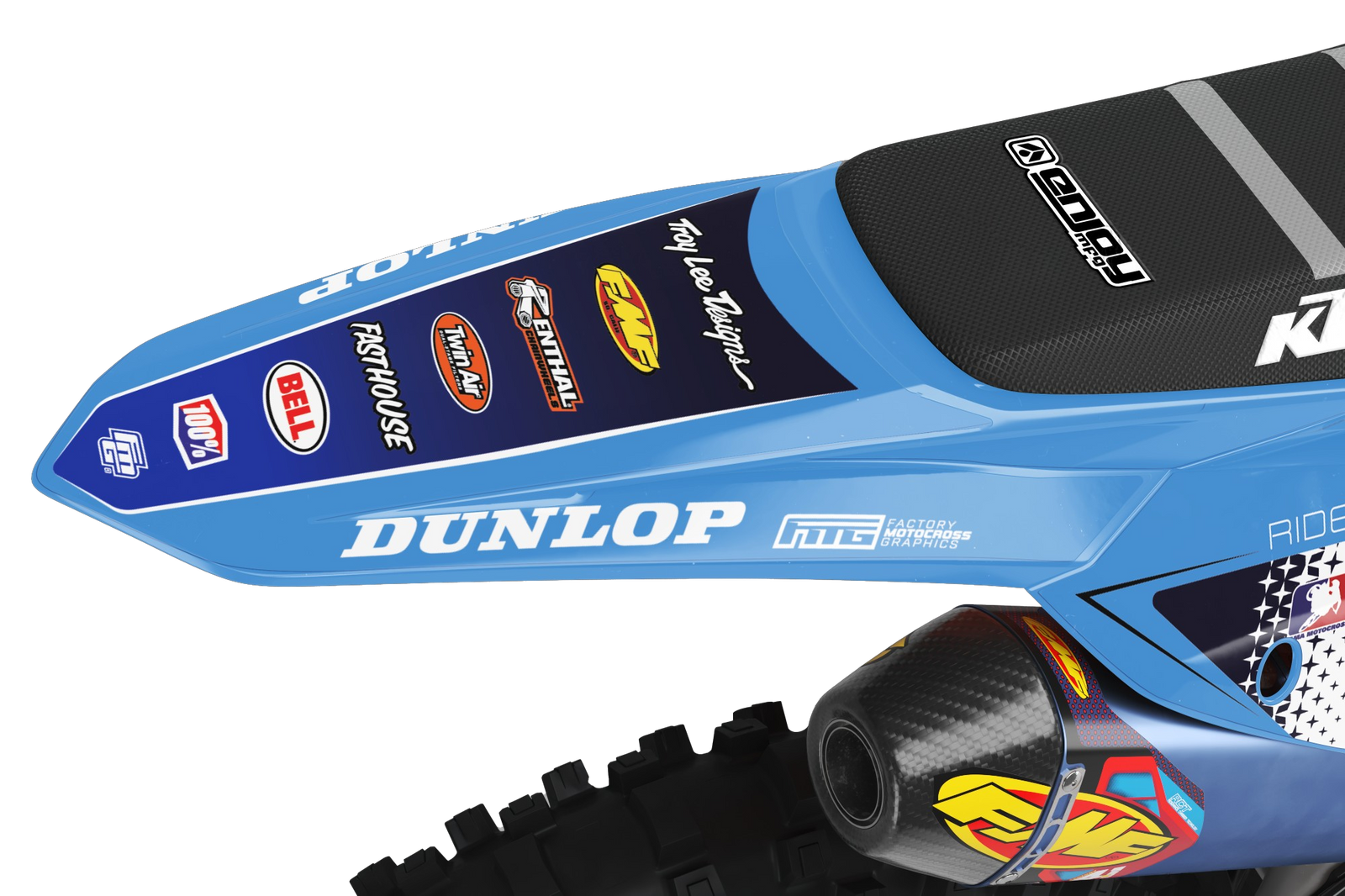 FUSE Fits KTM Baby Blue GRAPHICS KIT.