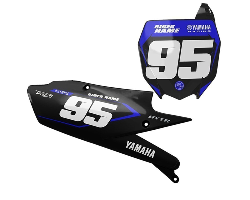 Yamaha Custom Number Plate Decals
