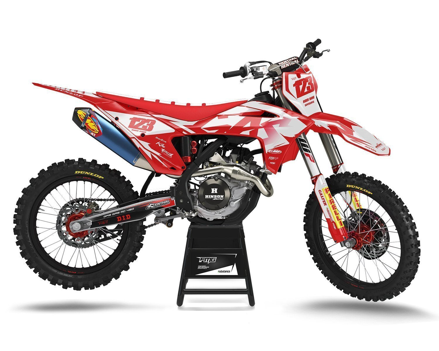 MC125 MC250F MC450F Custom Decals