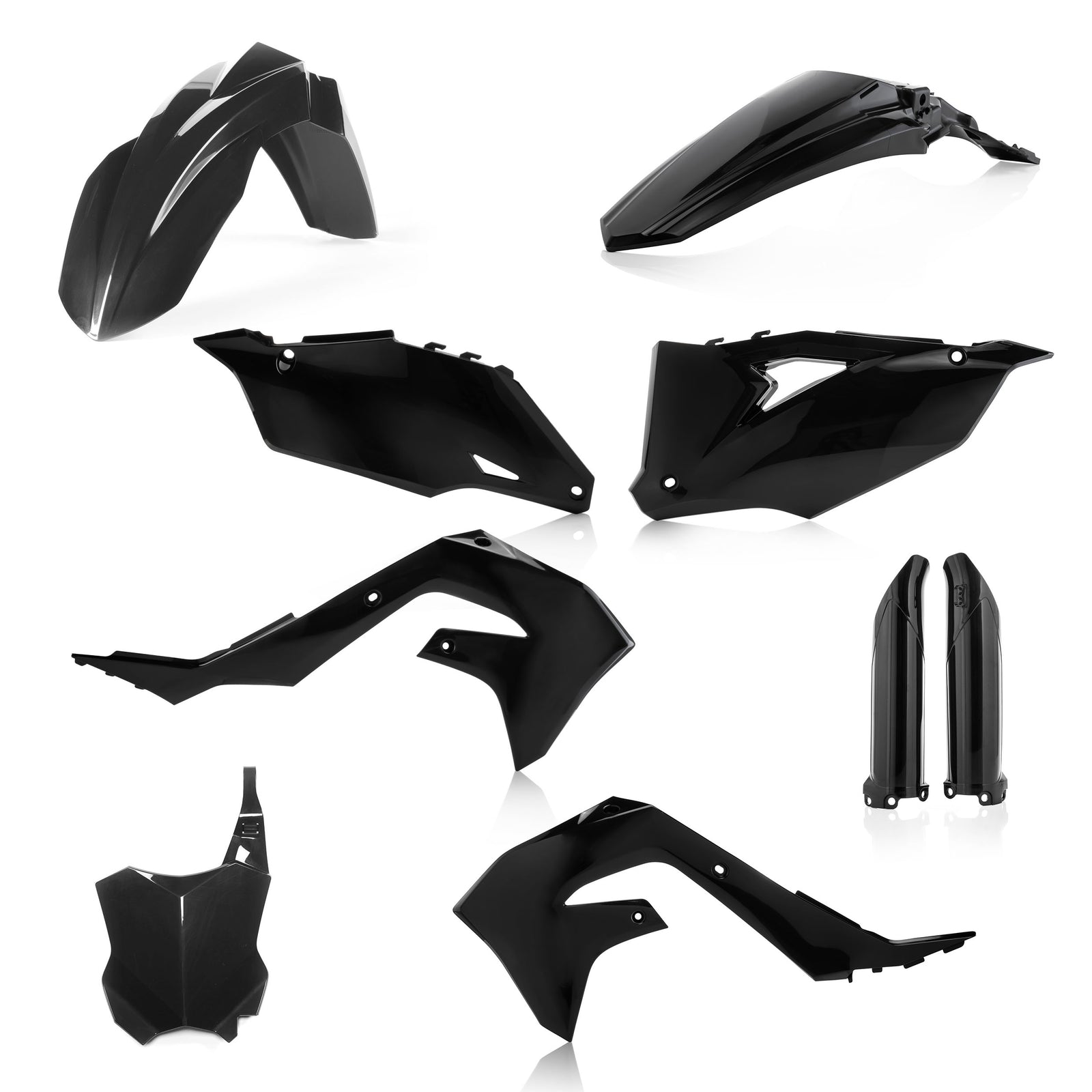 FULL PLASTIC KIT Black FOR KAWASAKI