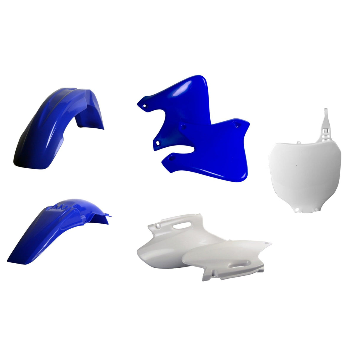 Standard Plastic Kit Yamaha  White/Blue YZ 250F (2001-02)