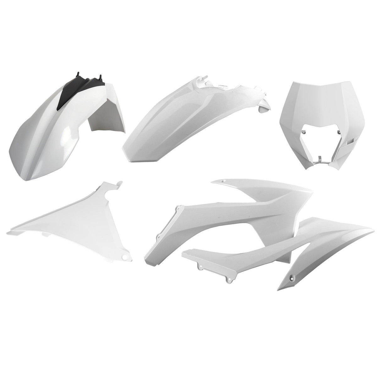 Standard Plastic Kit KTM White EXC/EXC-F/XC-W/XCF-W (2012-13)