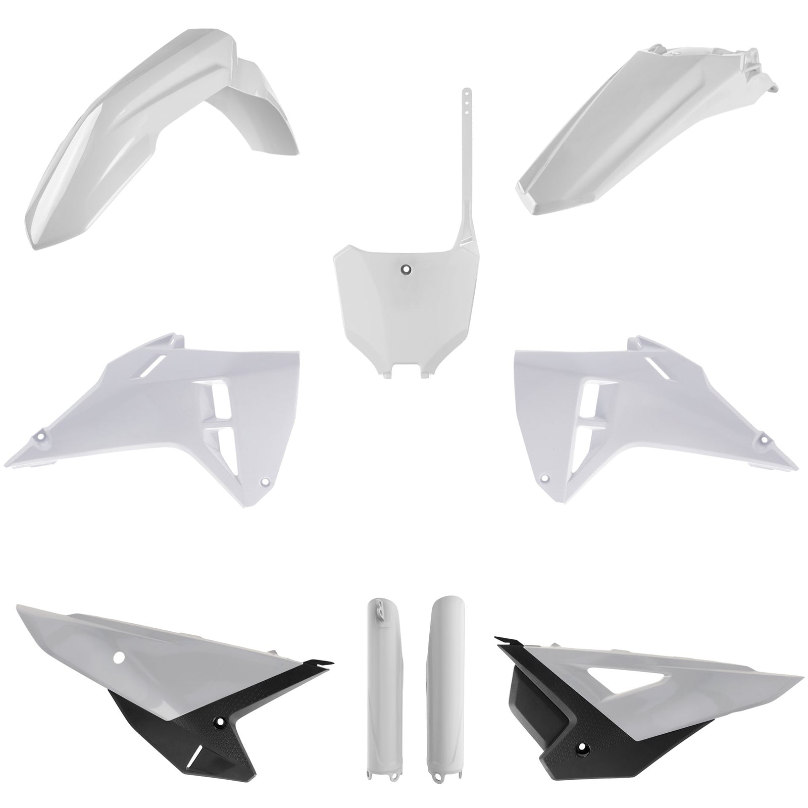 Full Plastic Kit Honda white CRF 450R (2025)