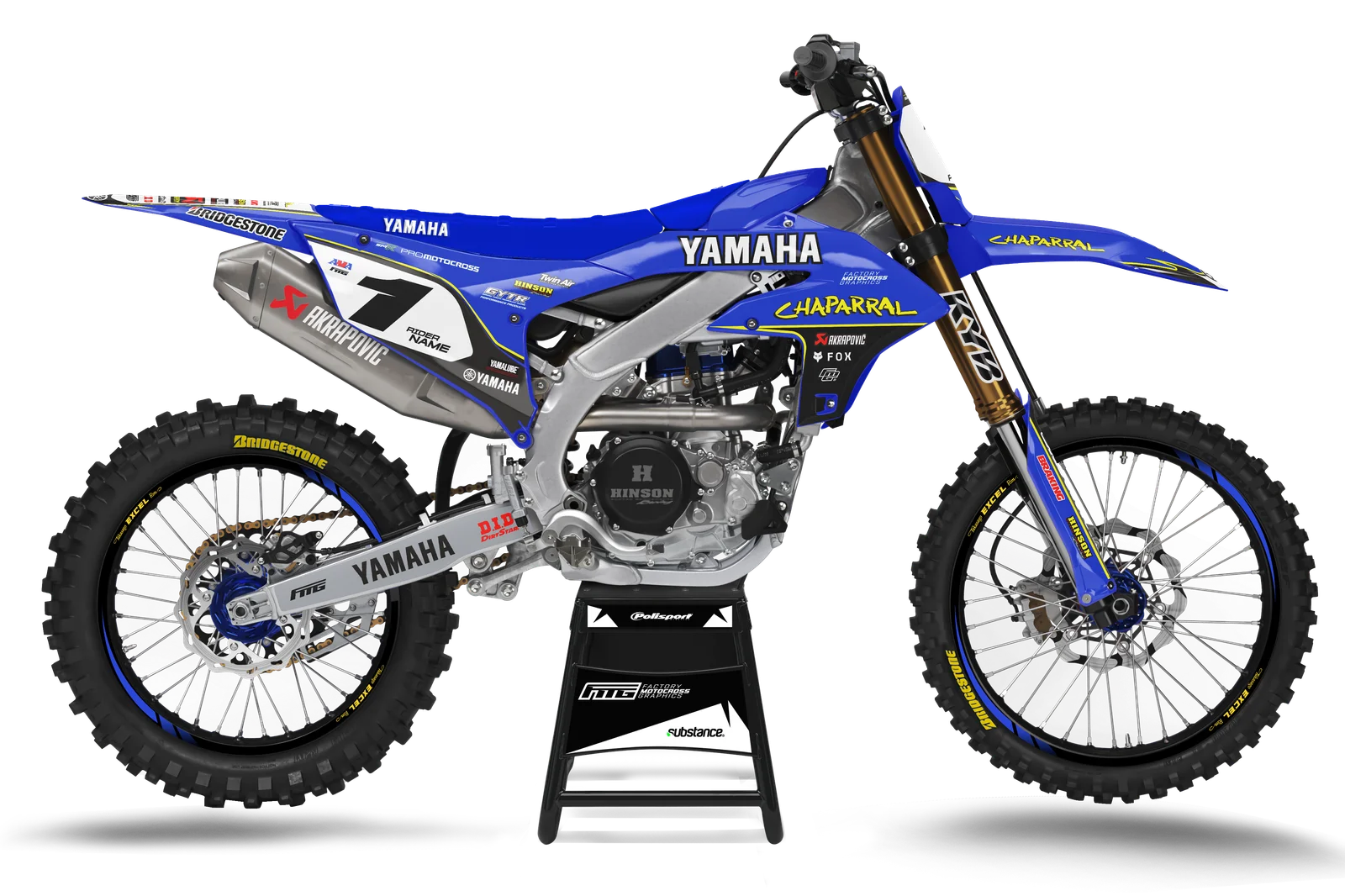 Yamaha YZF/YZ Vintage Graphics Kit