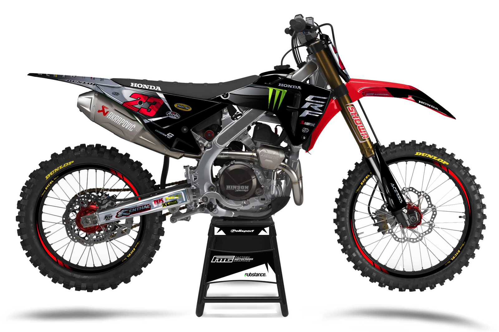 Honda Chrome FMG Factory EDITION GRAPHICS KIT