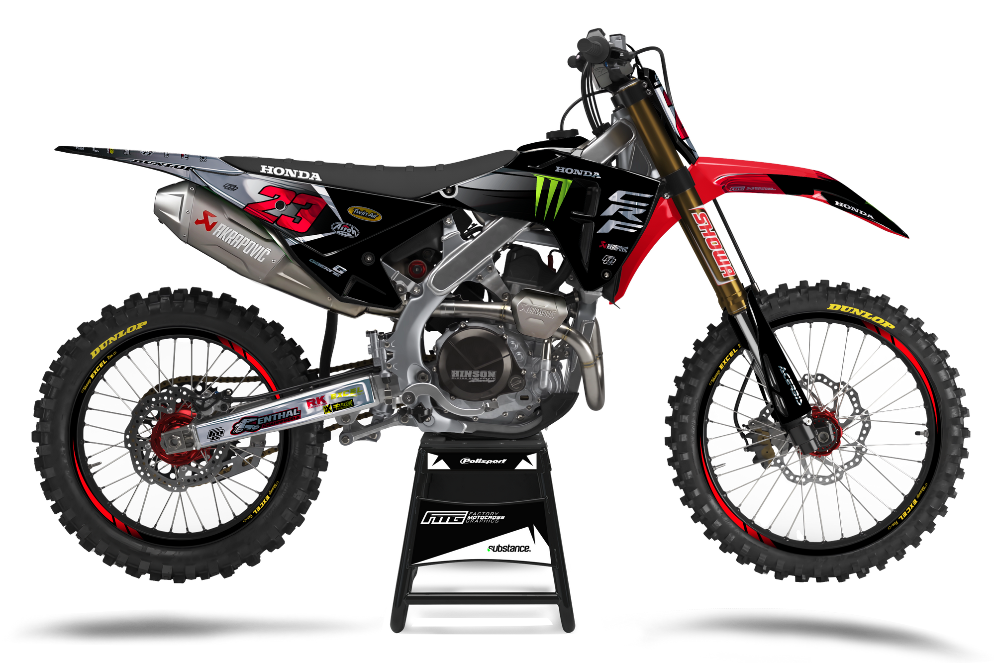 Honda Chrome 2025 FMG Factory EDITION GRAPHICS KIT.