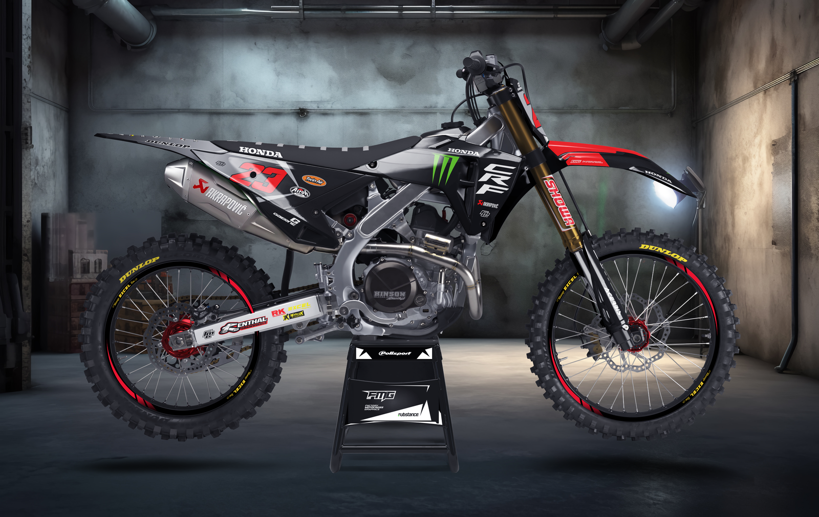 Honda FMG Factory EDITION  GRAPHICS KIT