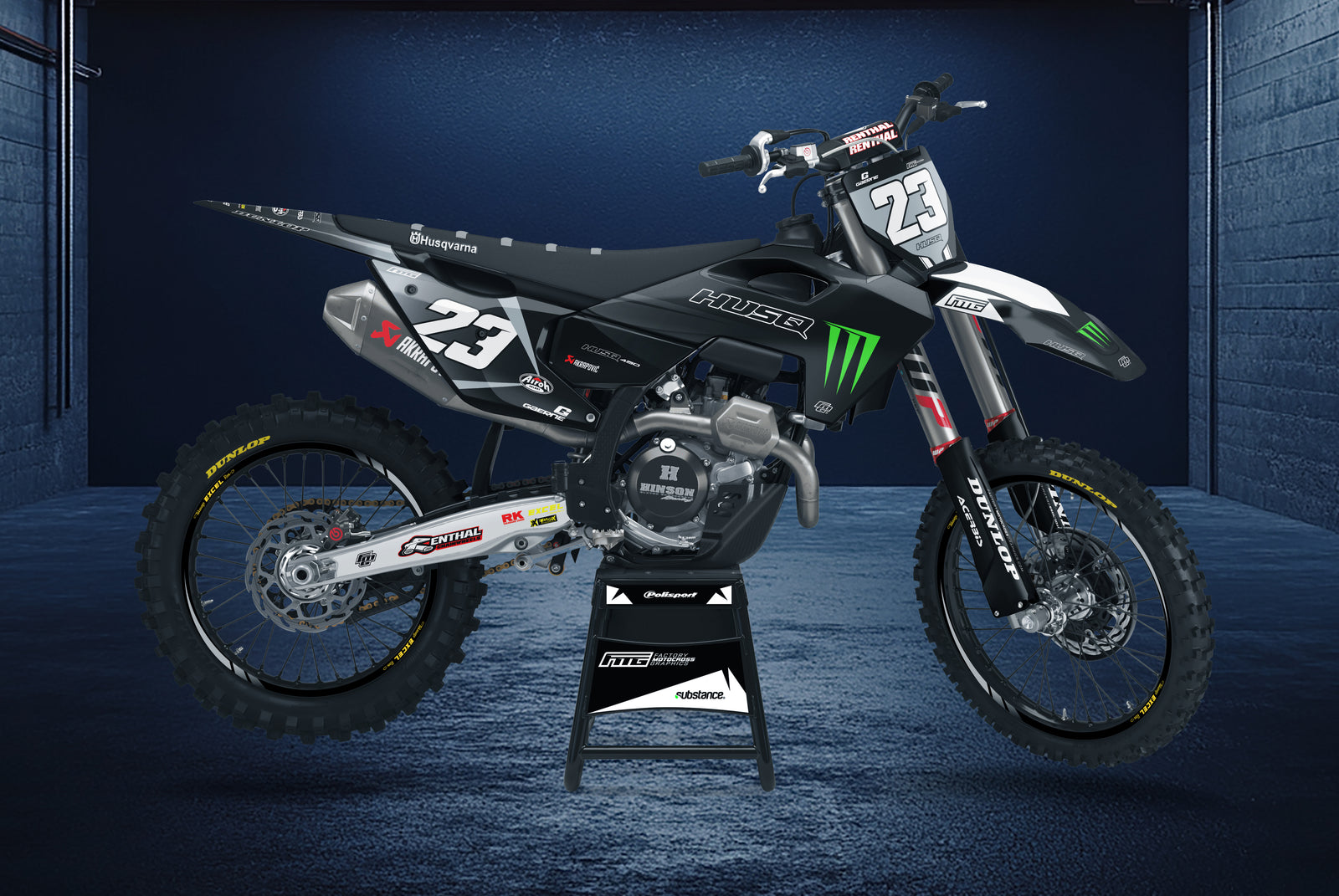 Husqvarna 2025 FMG Factory EDITION  HUSQVARNA TC / FC /TE /FE /TX EX GRAPHICS KIT FACTORY MOTOCROSS GRAPHICS
