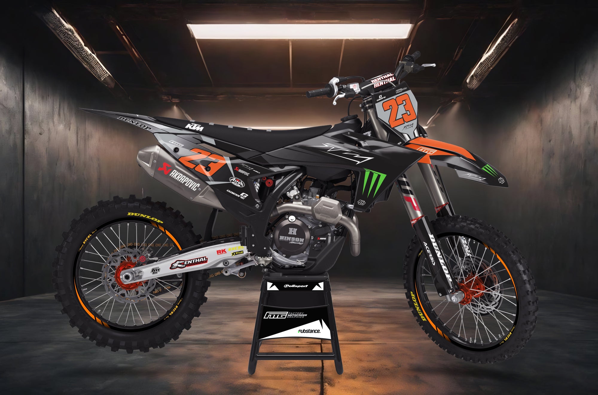 Fits KTM 2025 FMG Factory EDITION  GRAPHICS KIT.
