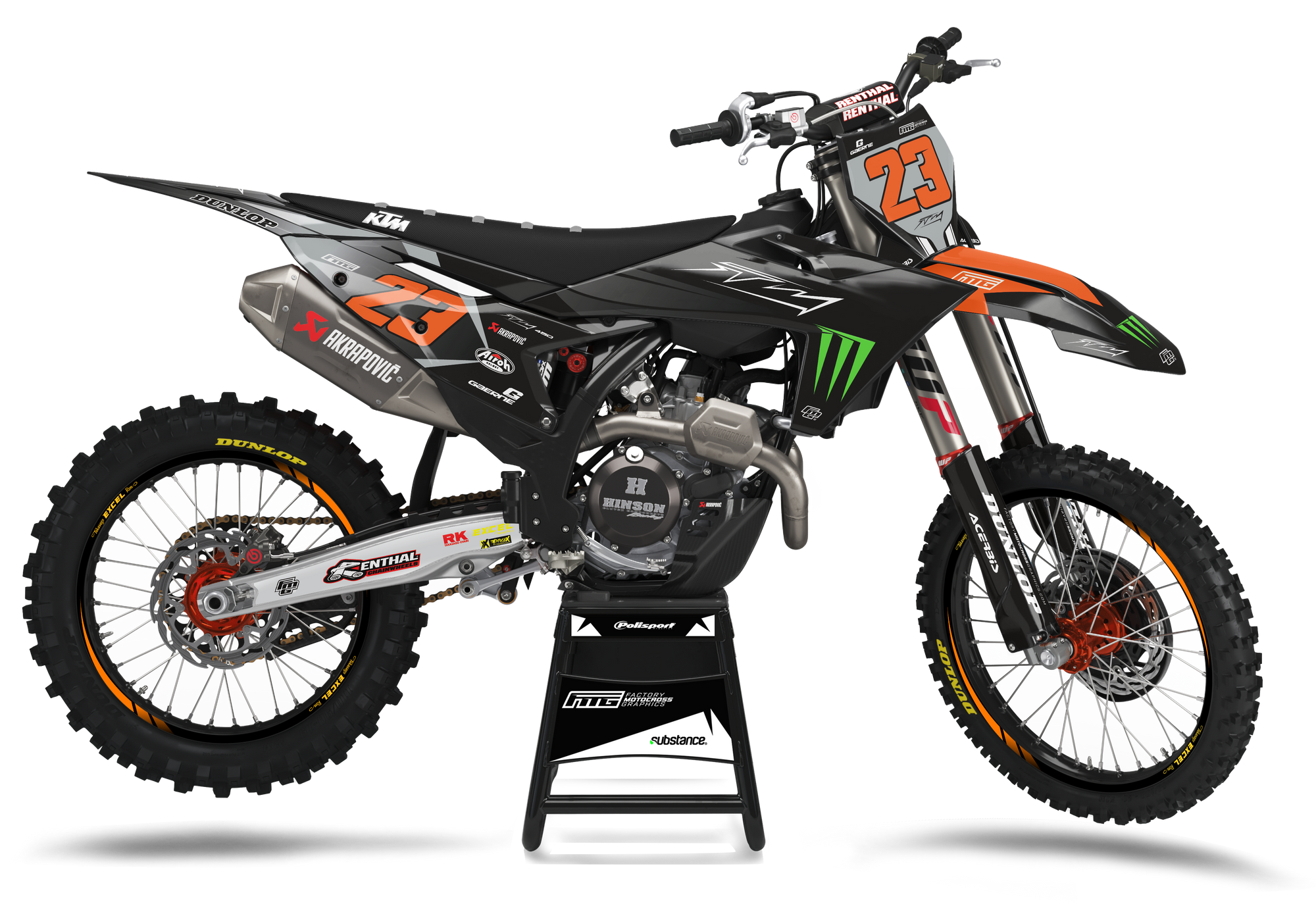 Fits KTM 2025 FMG Factory EDITION  GRAPHICS KIT.