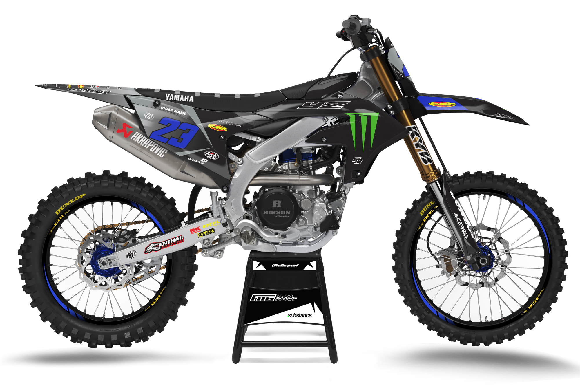 YAMAHA 2025 Factory EDITION GRAPHICS KIT.