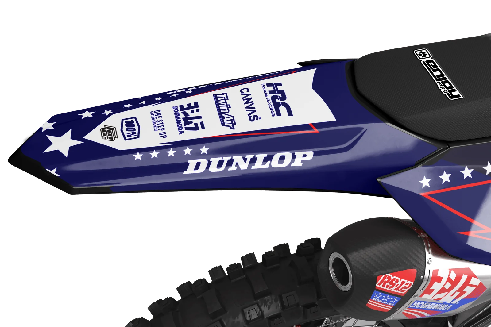 Honda CRF/CR USA Flag Graphics Kit