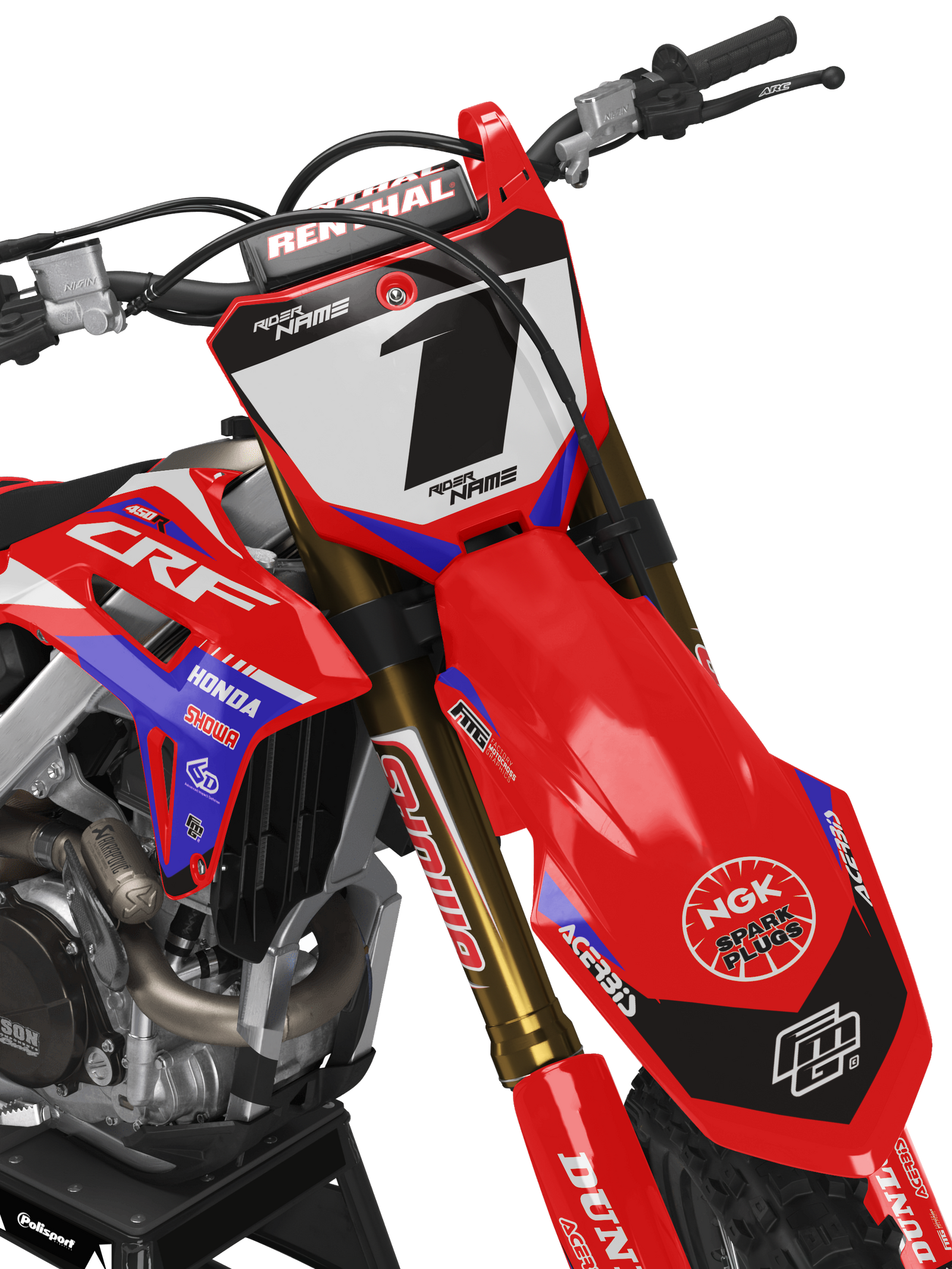 Honda CRF/CR Concept Factory Graphics Kit