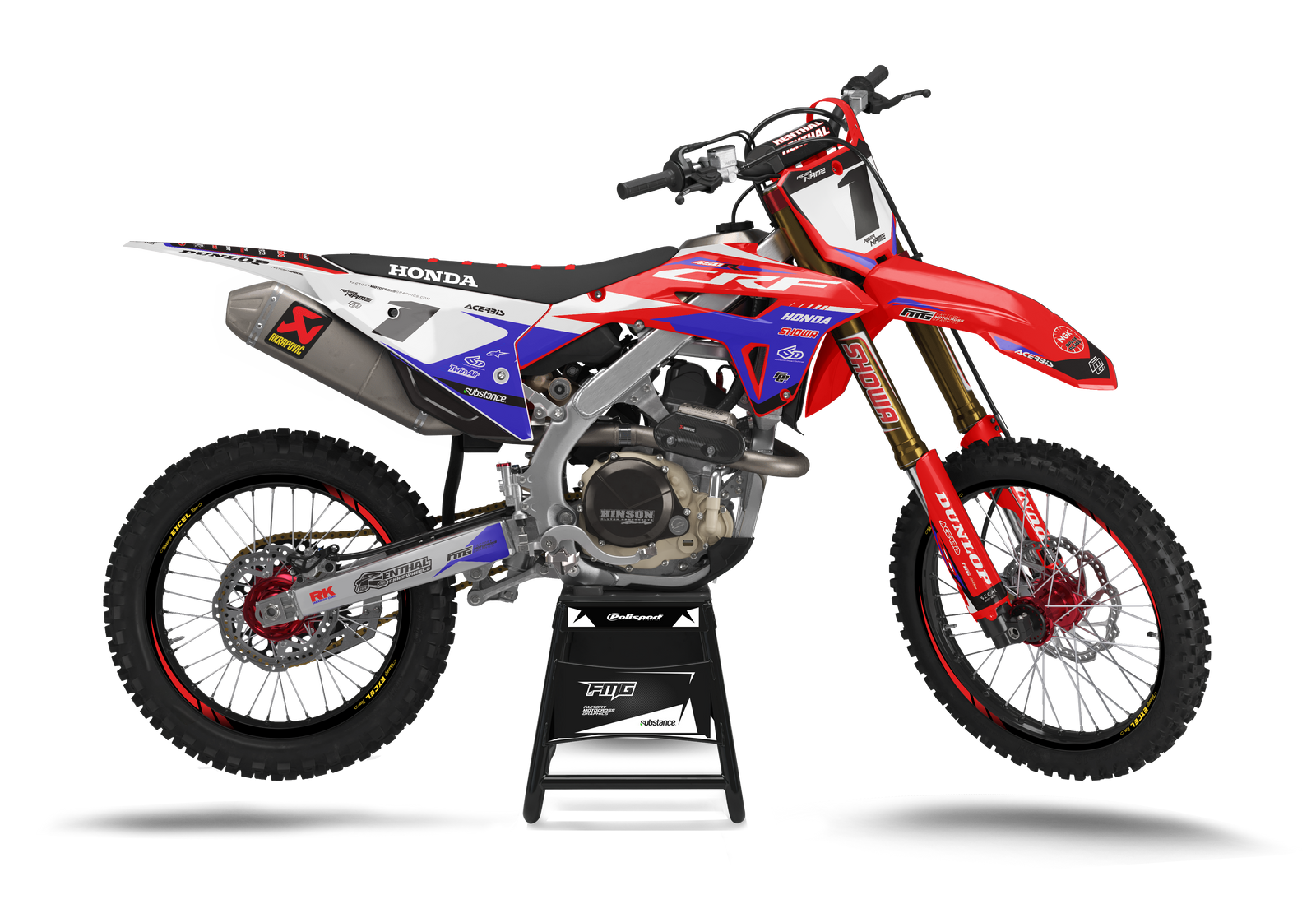 Honda CRF/CR Concept Factory Graphics Kit