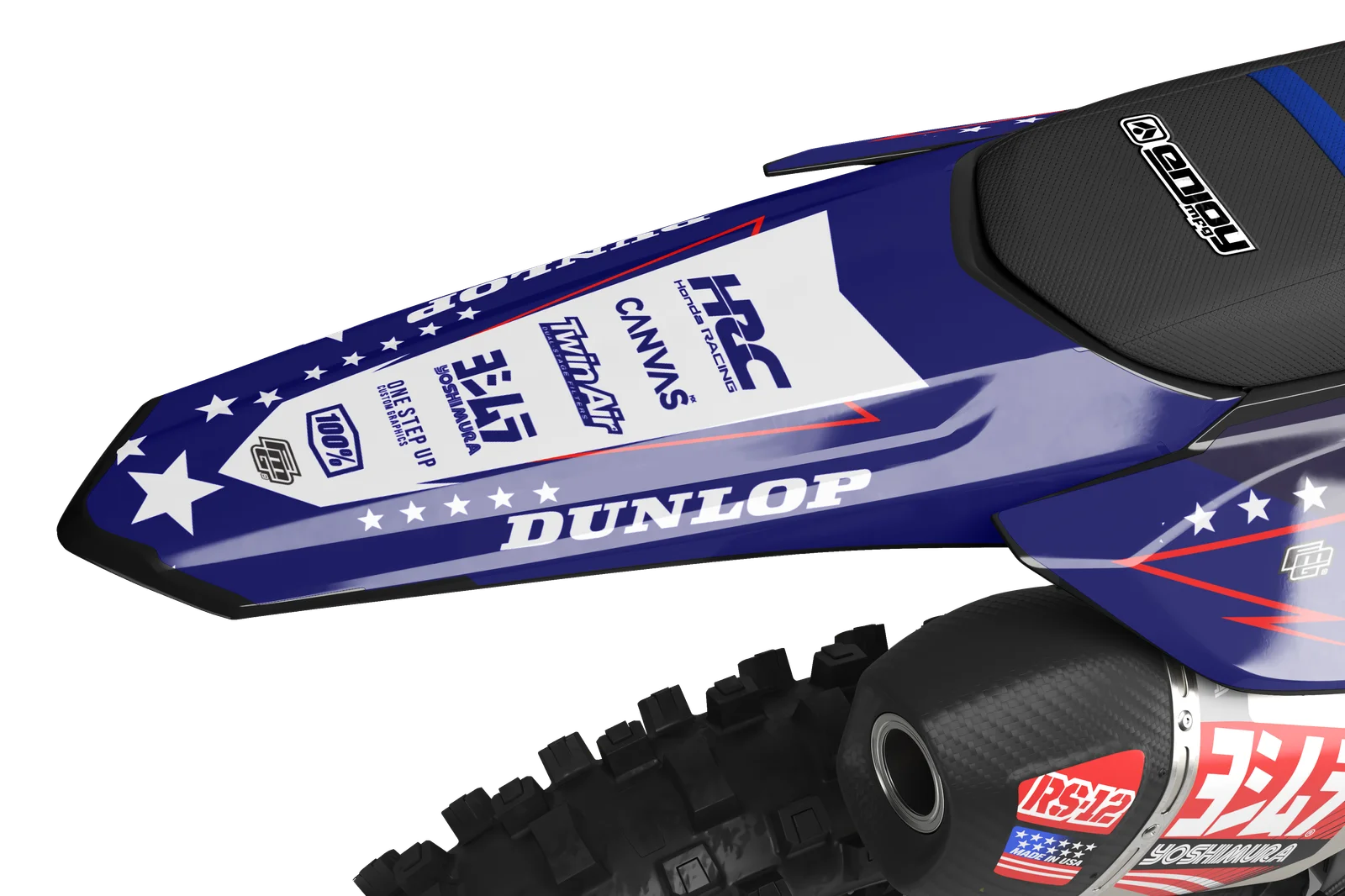 Honda CRF/CR 2025 USA Flag Graphics Kit