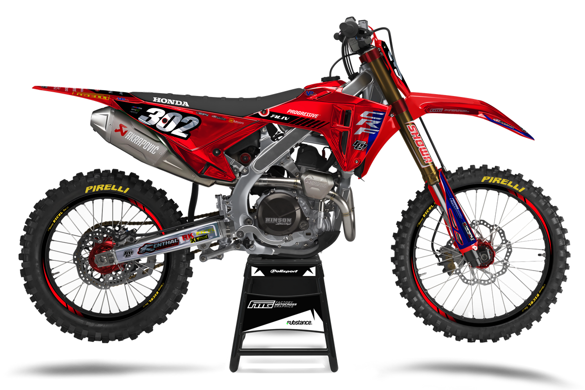 PROGRESSIVE HONDA CHROME PIRELLI EDITION GRAPHICS KIT