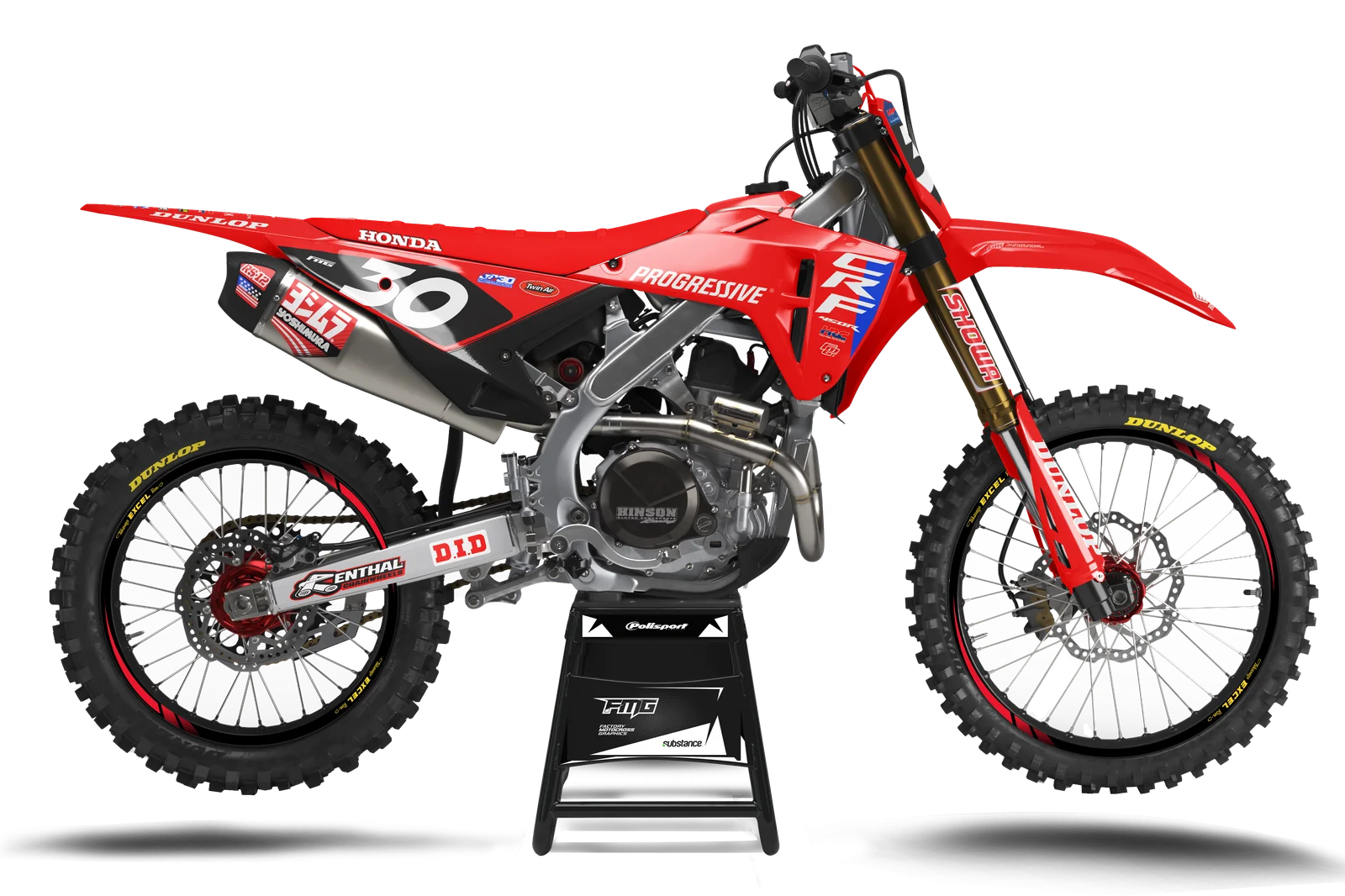 Honda MX Graphics Kit for CRF150 CR XR RX CRF250 CRF450 ...