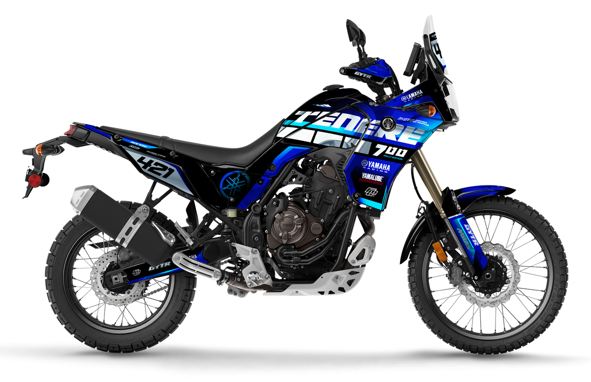 Yamaha Tenere Blue Spectrum Graphics Kit