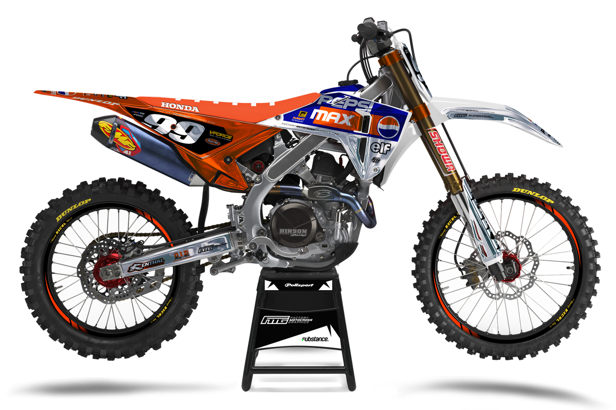 Honda CHROME CRF/CR Elf Evo Graphics Kit