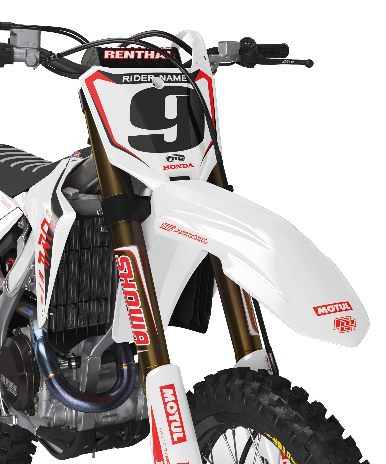 Honda 2025 Anniversary witte Factory EDITION GRAFISCHE KIT.