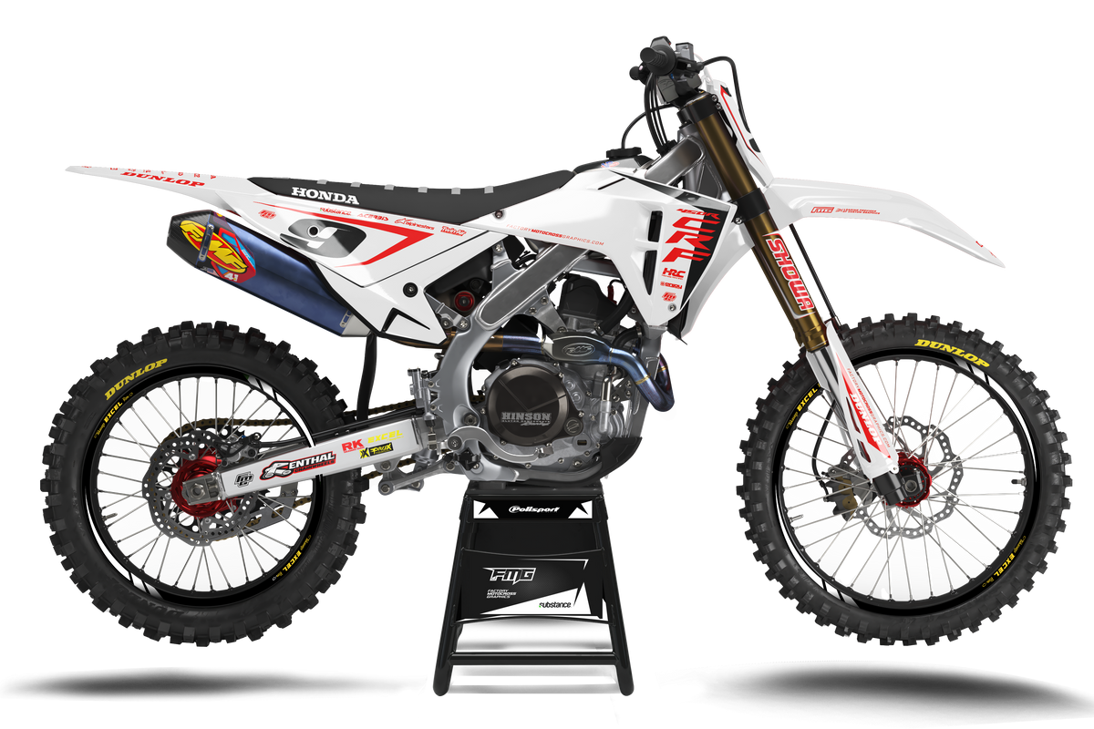 Honda 2025 Anniversary witte Factory EDITION GRAFISCHE KIT.