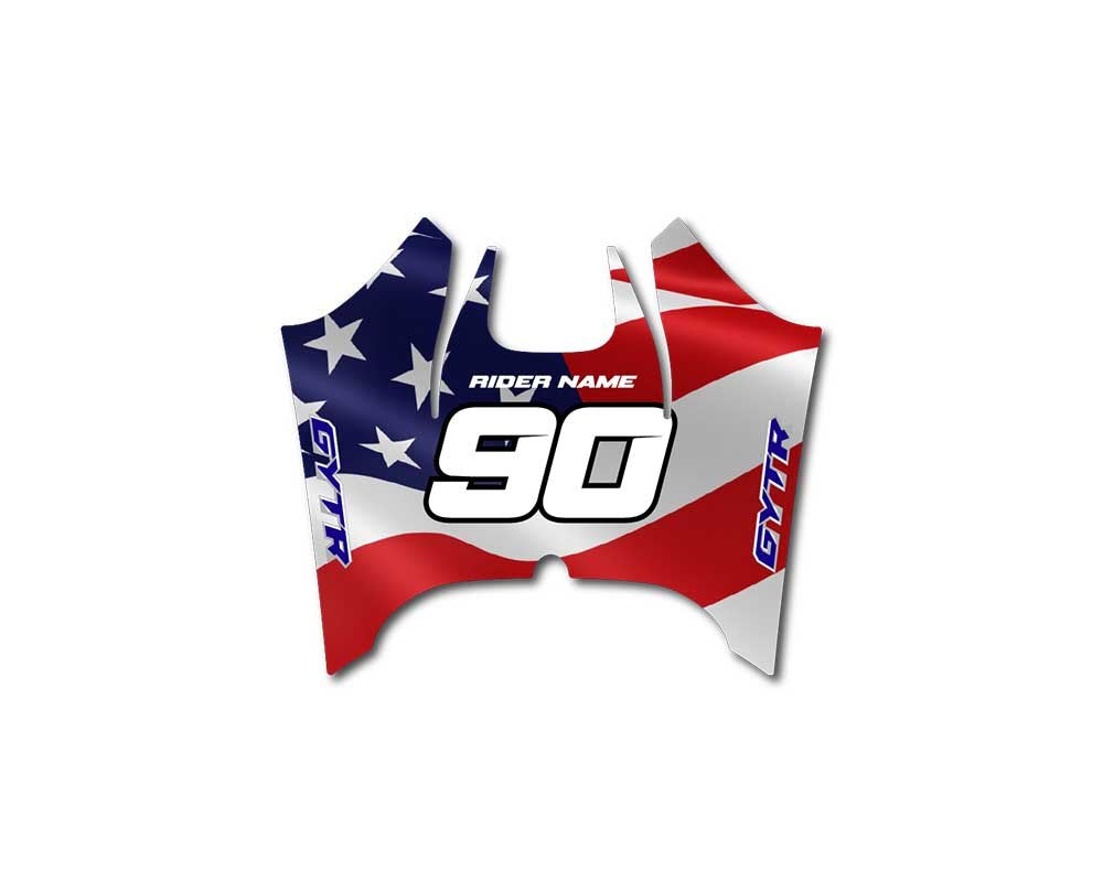 Yamaha Flag Top Airbox Graphic