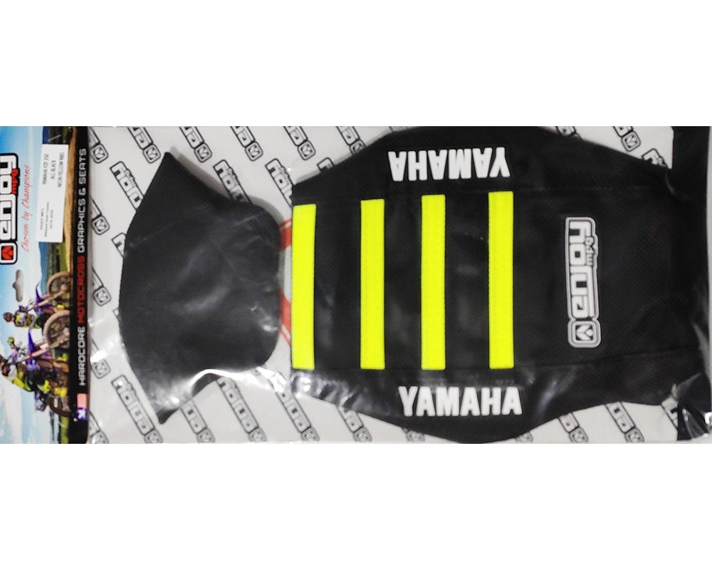 Enjoy Yamaha Black Neon Yellow Seat Cover