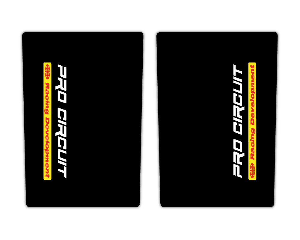 Black Upper Fork Decals