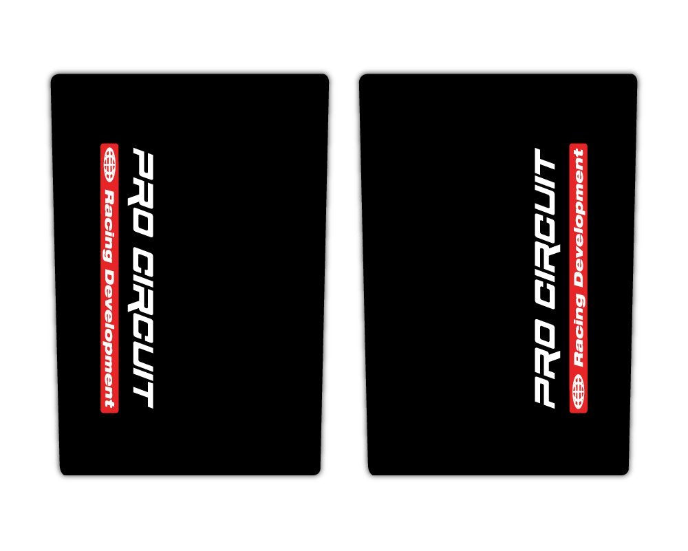 Black Upper Fork Decals