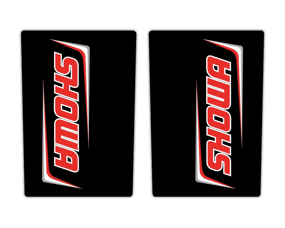 Black Upper Fork Decals