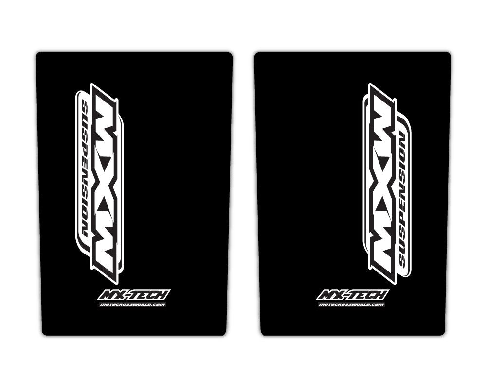 MXW UPPER FORK SUSPENSION STICKERS