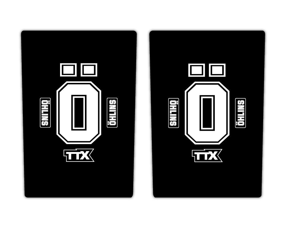 OHLINS UPPER FORK DECALS