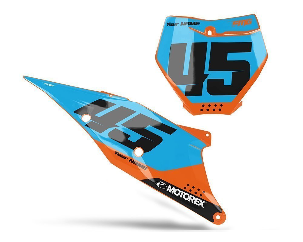 Fits KTM Blue Graphics