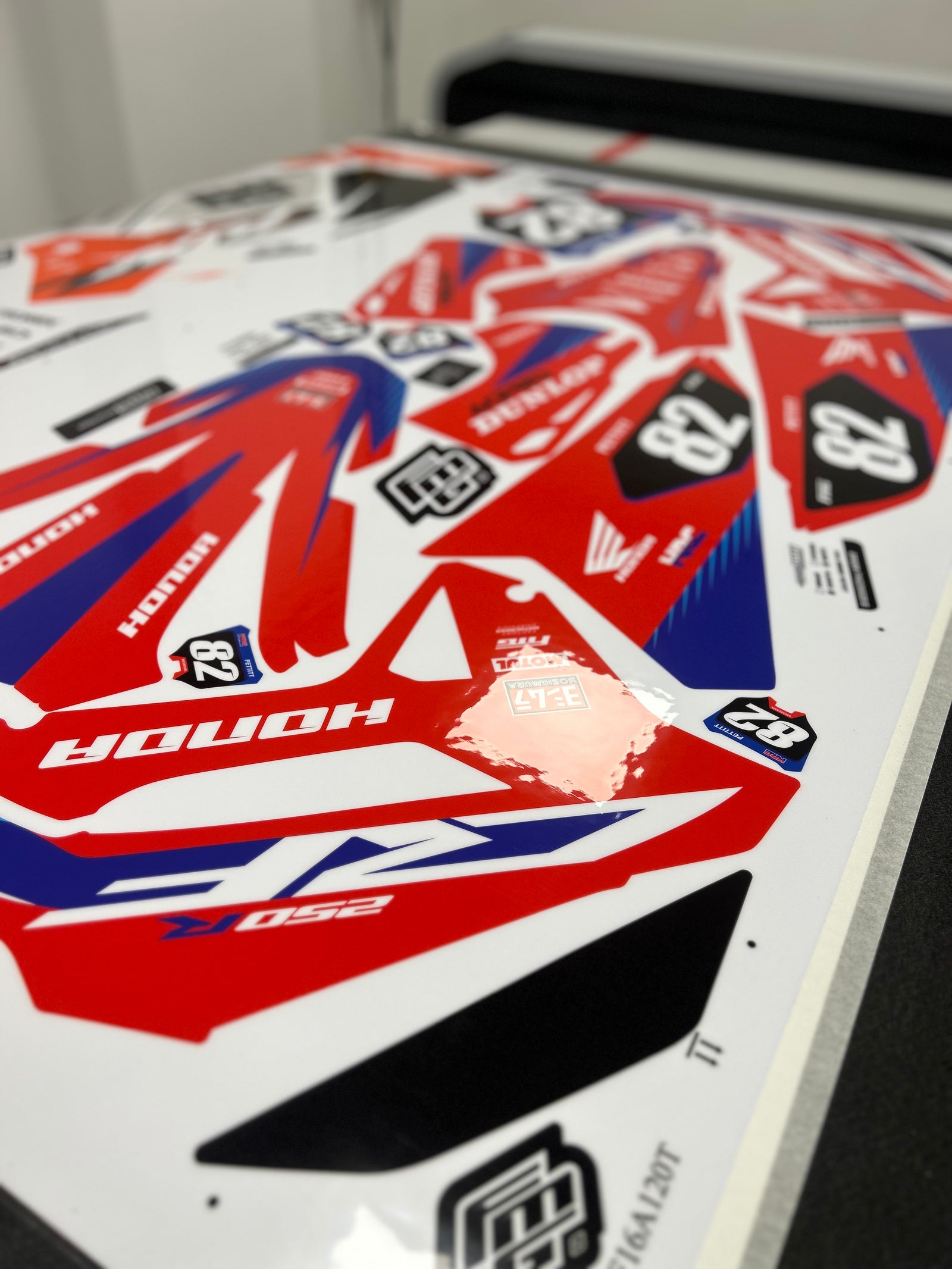 Honda CRF/CR Red Factory Style Graphics Kit