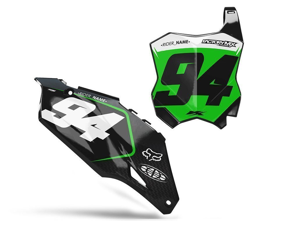 Green Kawasaki Motocross Backgrounds