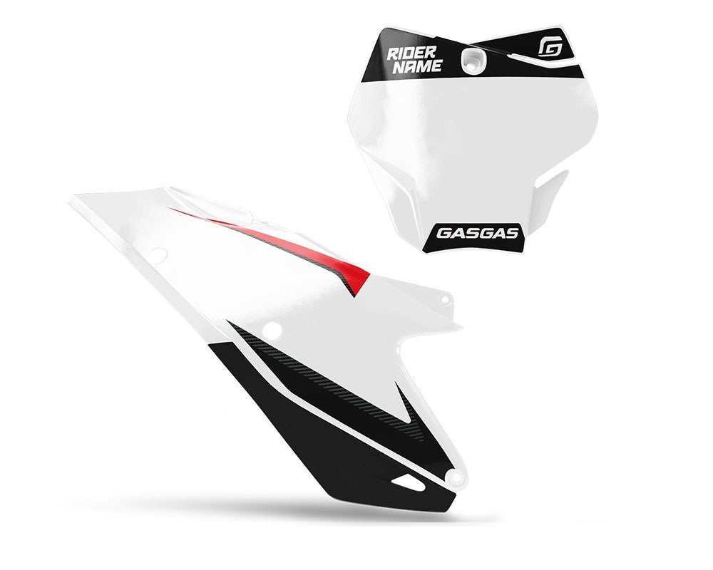 Gas Gas Custom Number Board Decals