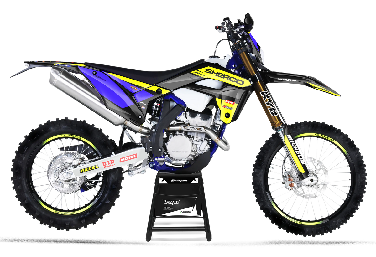 Sherco Blue Edition Graphics Kit