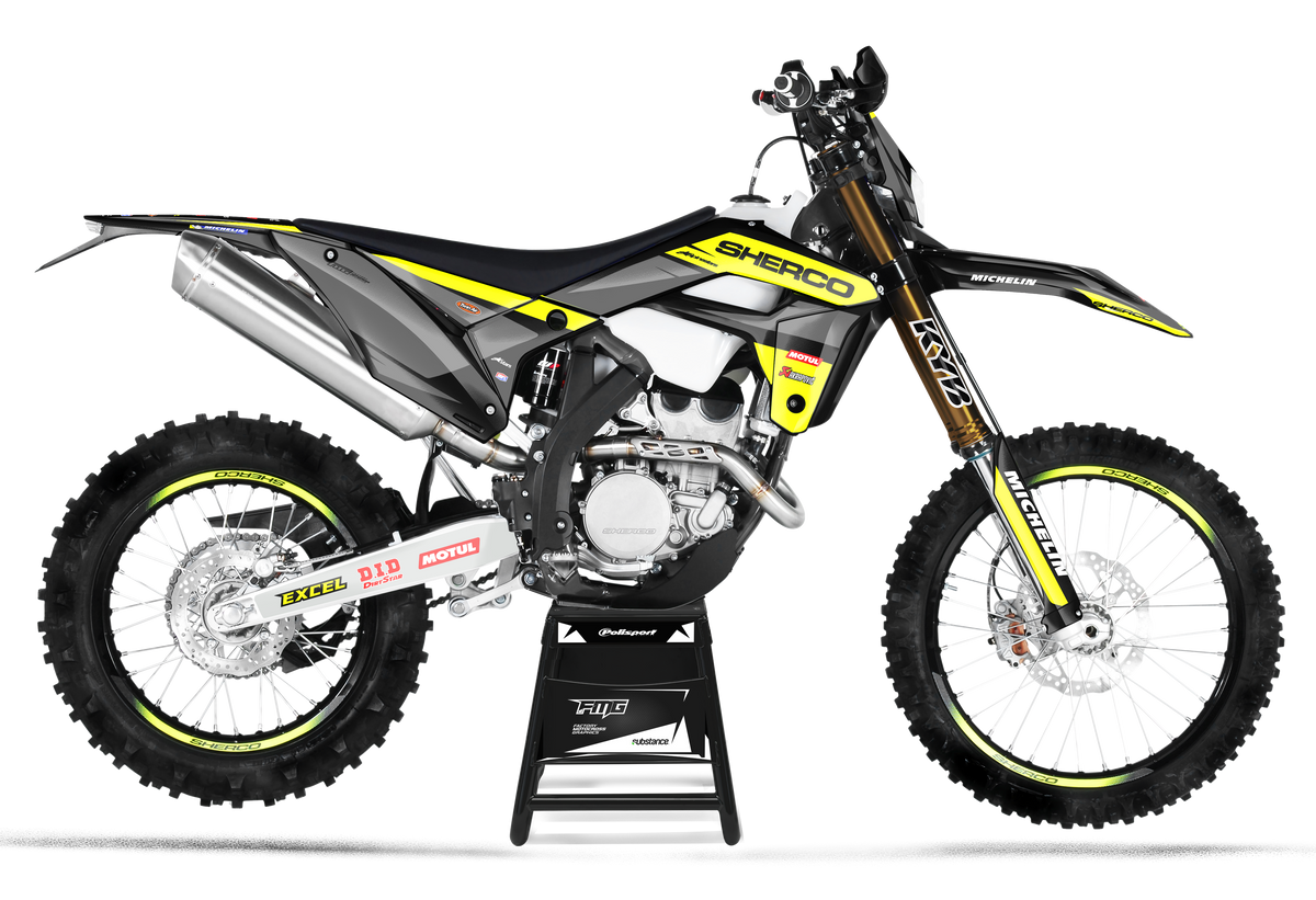 Sherco Black Edition Graphics Kit