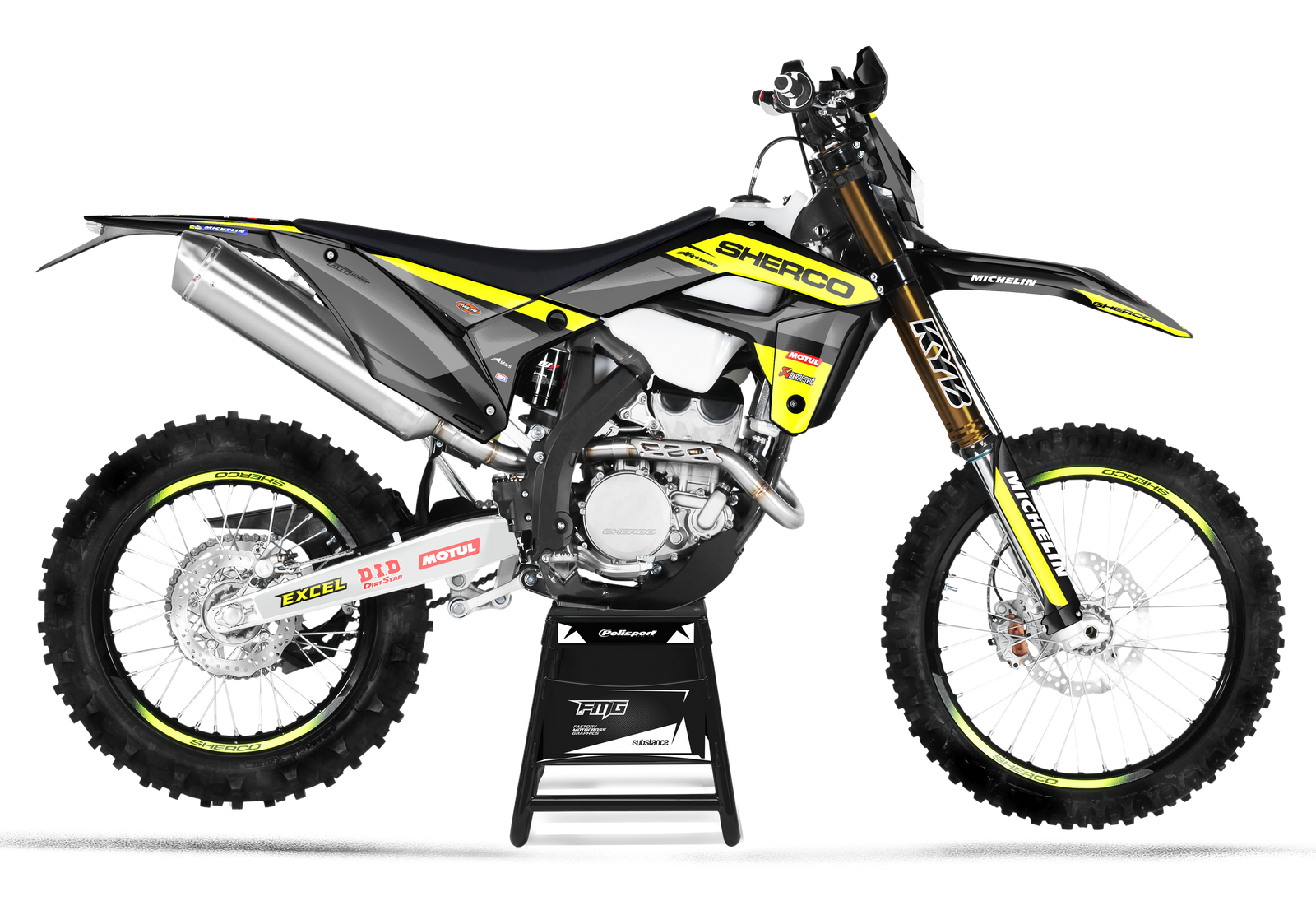 Sherco Black Edition Graphics Kit