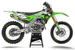 FACTORY KAWASAKI GRAPHICS LK EDITION BLACK & GREEN TEAM GRAPHICS