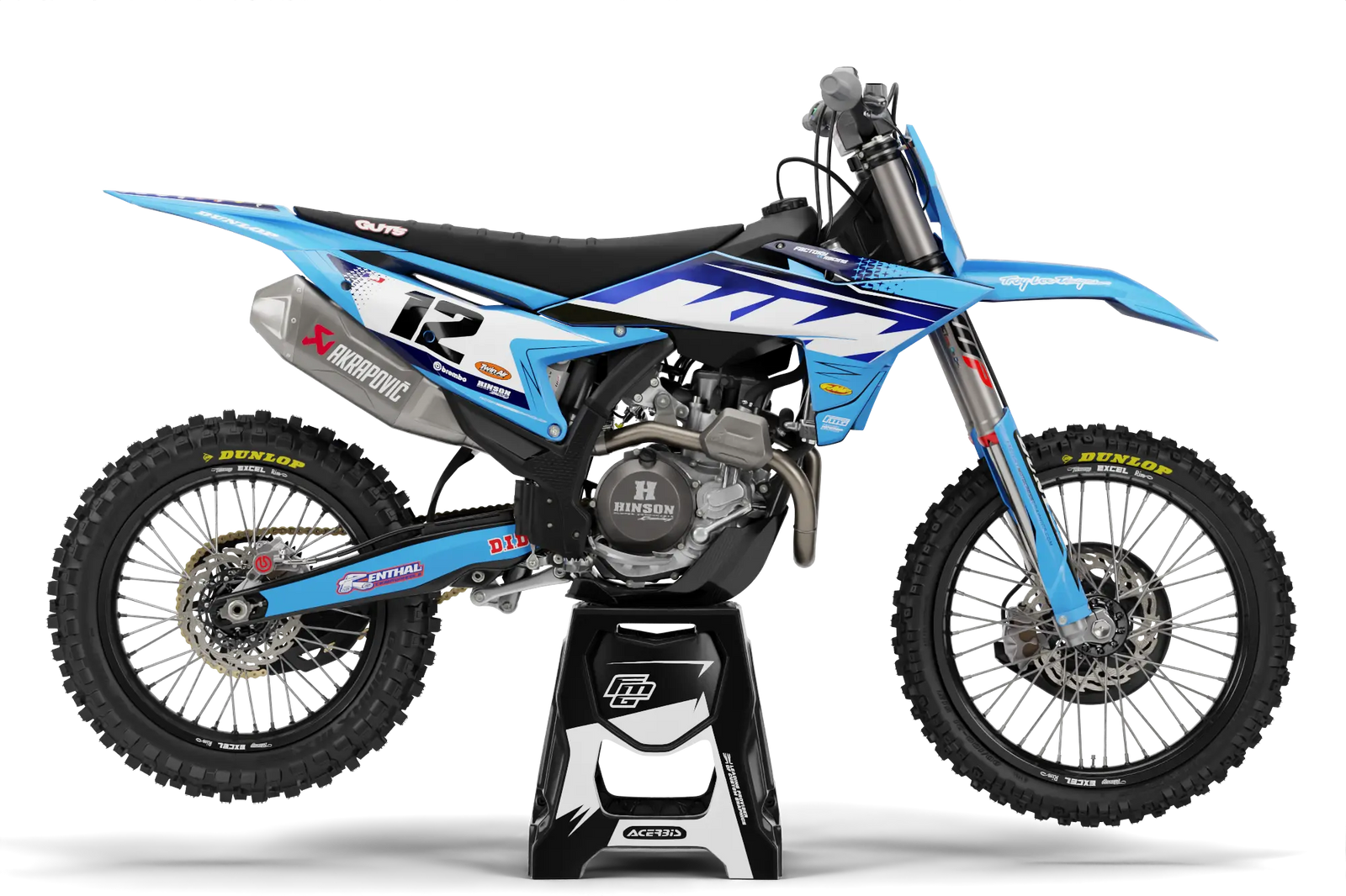 FUSE Fits KTM Baby Blue GRAPHICS KIT.