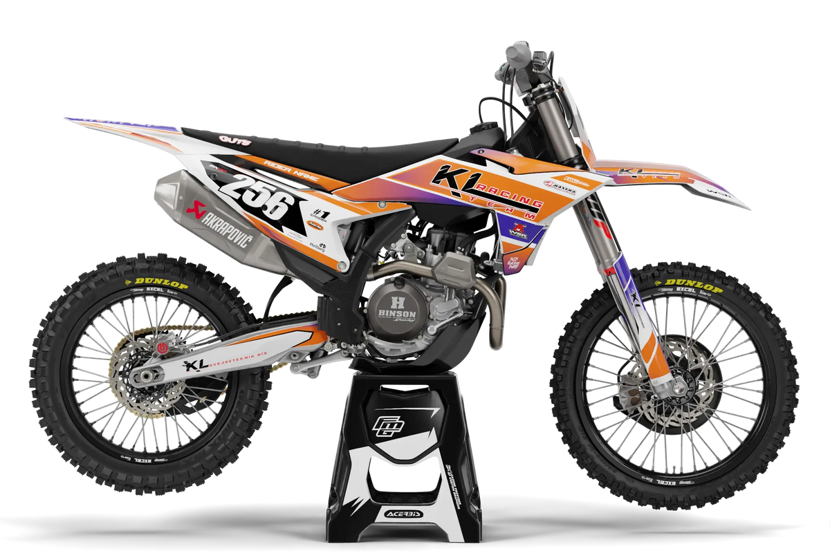Convient aux graphiques MXGP KTM KL Racing Team 2025.