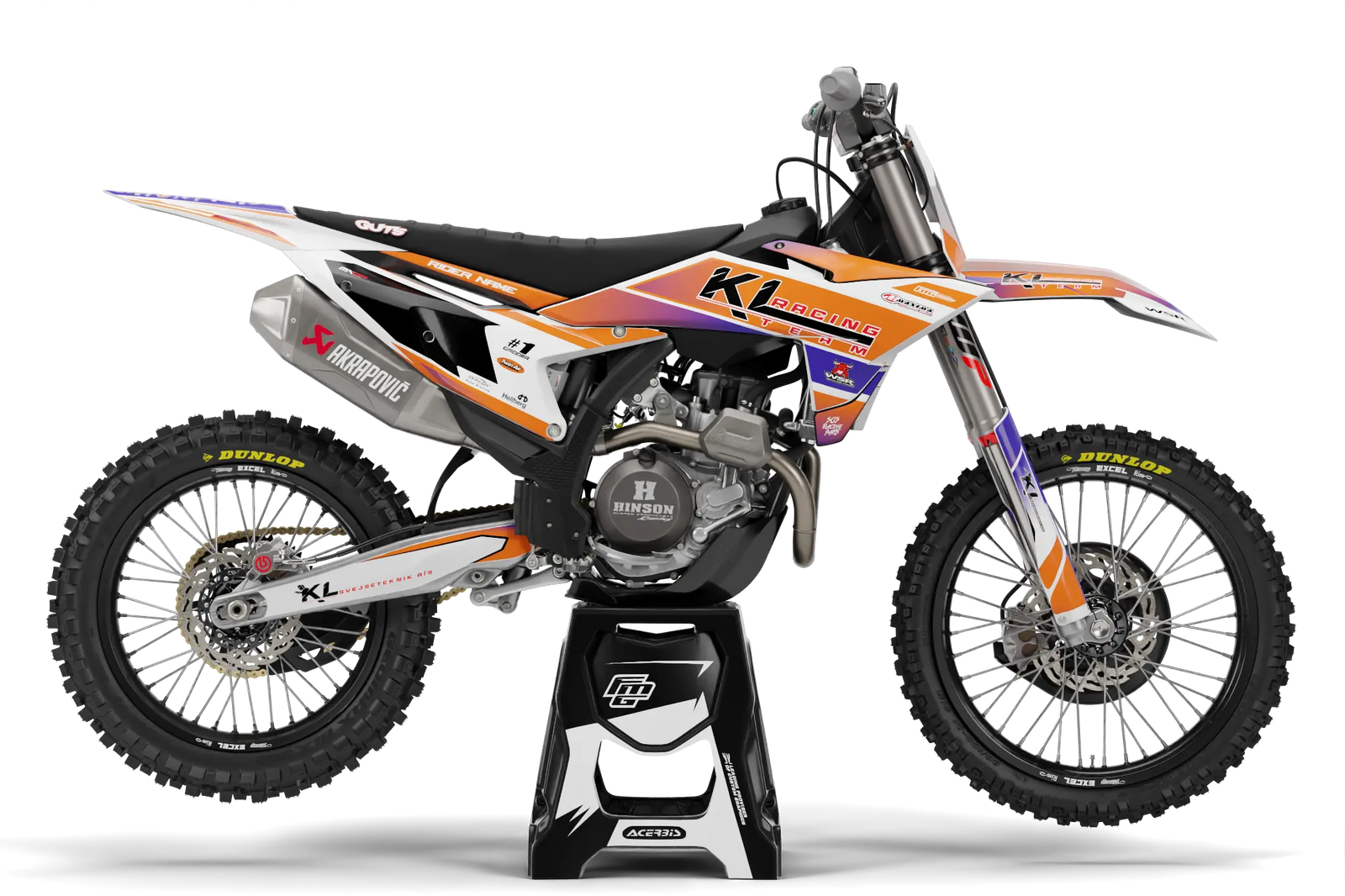 Fits KTM KL Racing Team MXGP Graphics No Name No Number