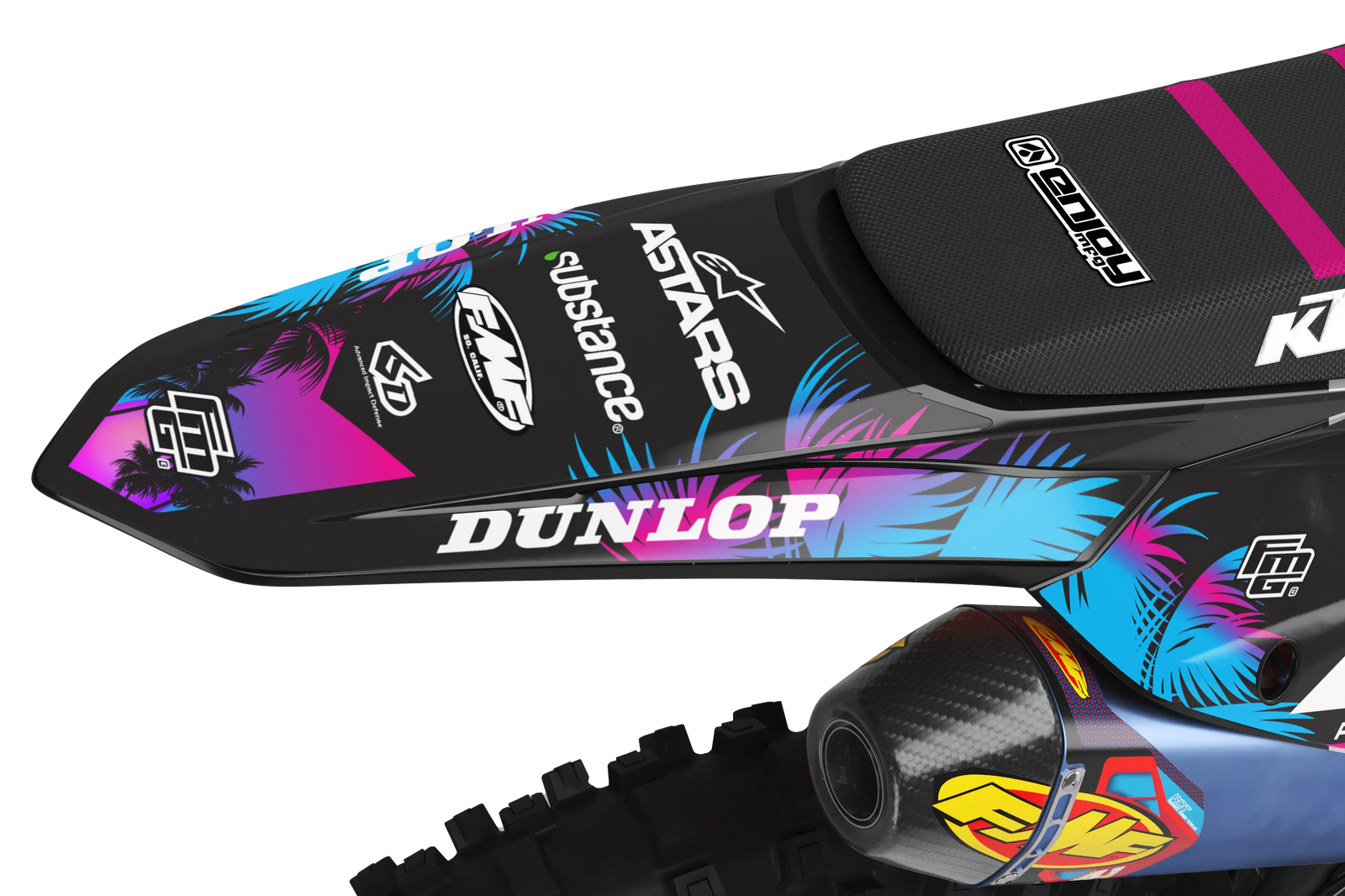 Fits KTM  Miami Vice Factory Graphics Kit