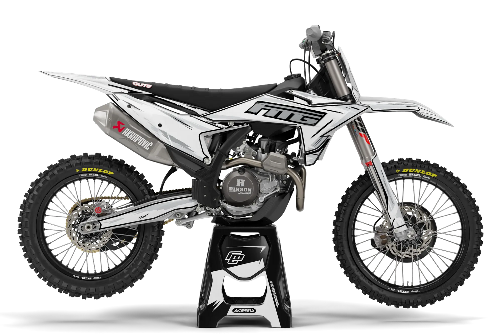 Fits KTM  TOON BLACK & WHITE GRAPHICS KIT No Name No Number.