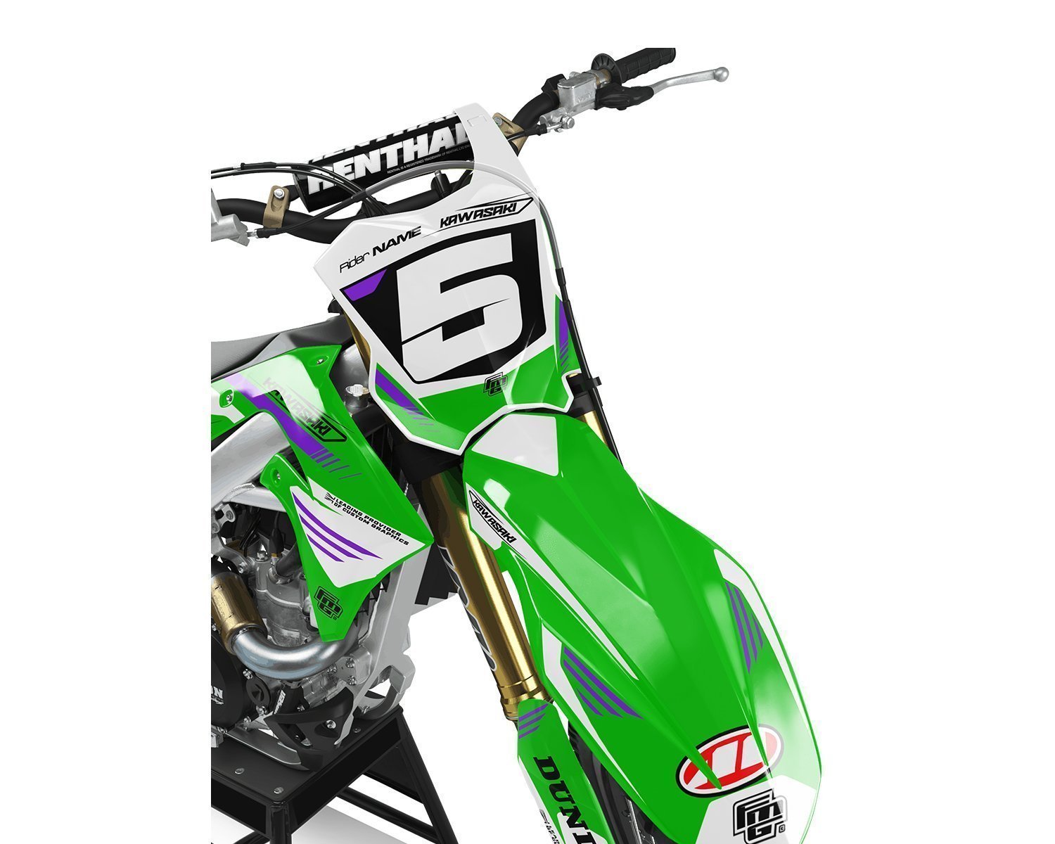 Kawasaki Green Force Graphics Kit