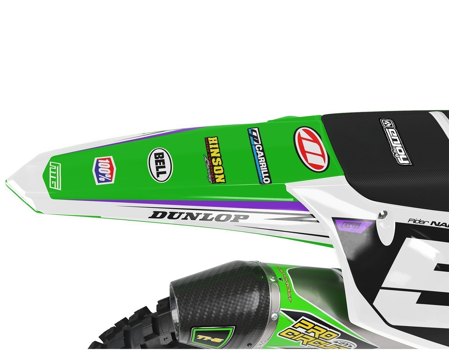 Kawasaki Green Force Graphics Kit