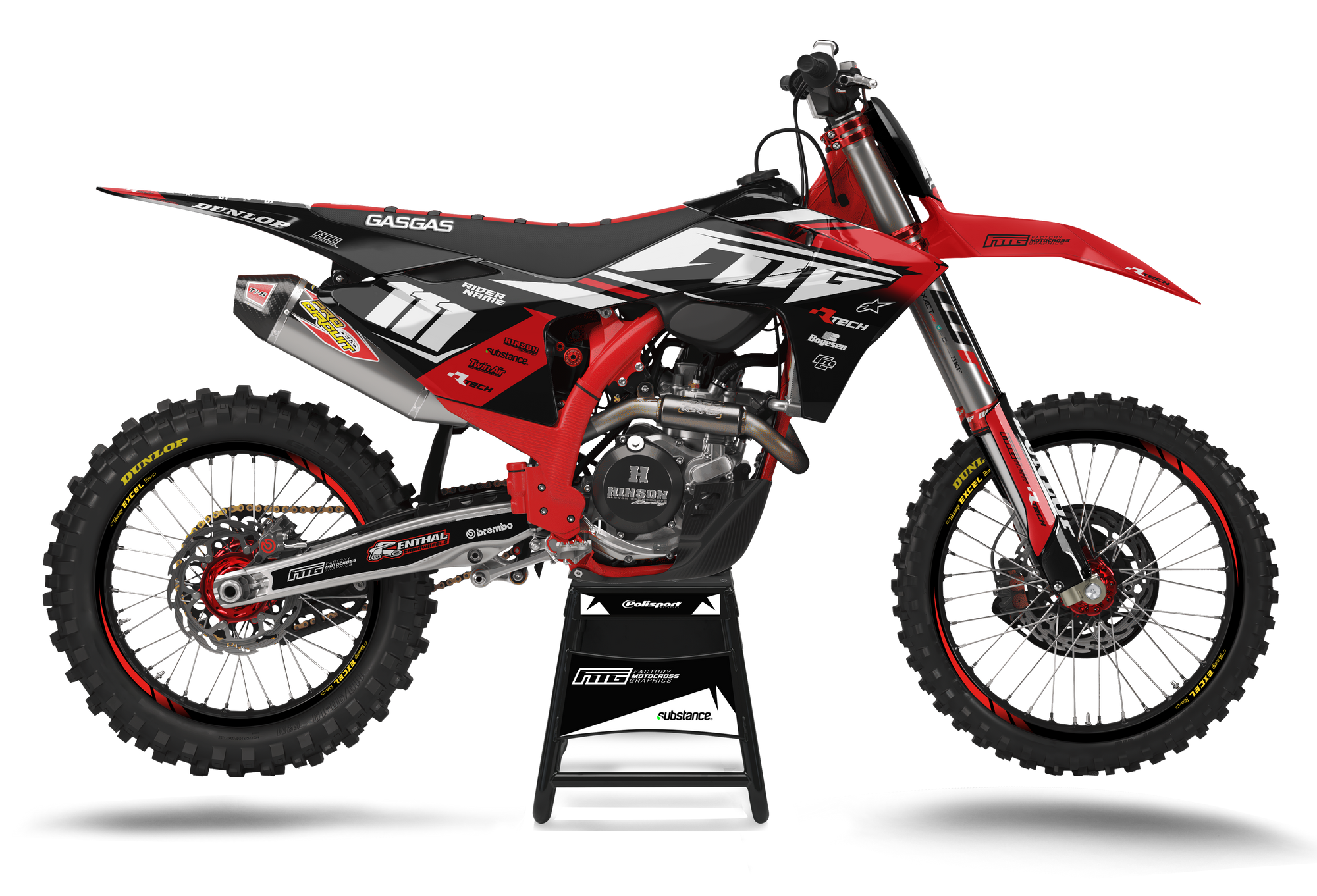 Gas Gas Hybrid Factory Graphics Kit