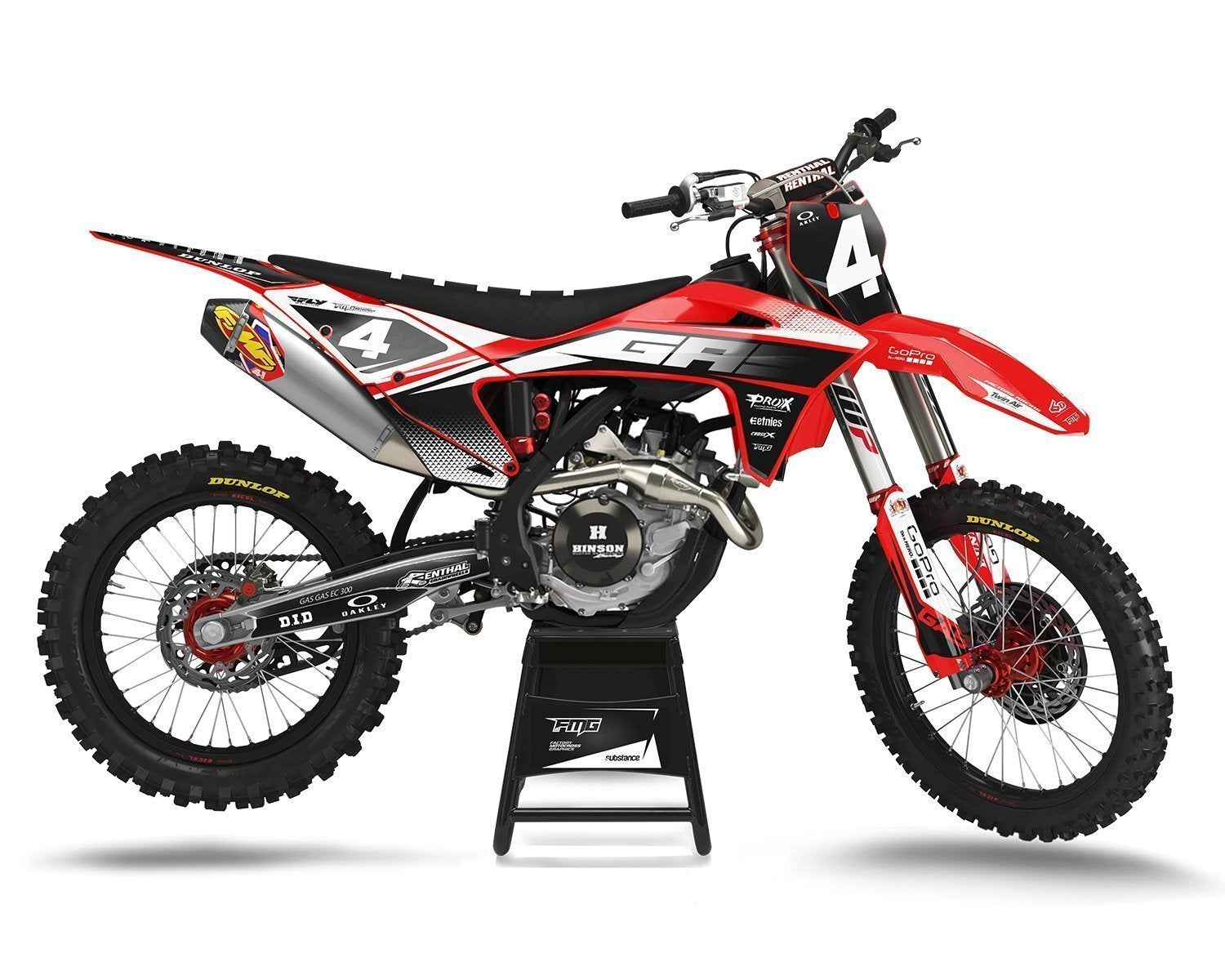 Custom Gas Gas Dirt Bike Graphics